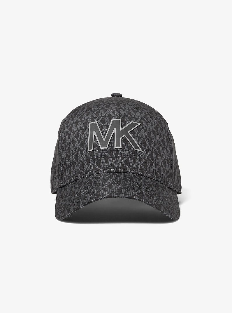 Signature Logo Baseball Hat in BLACK | Michael Kors