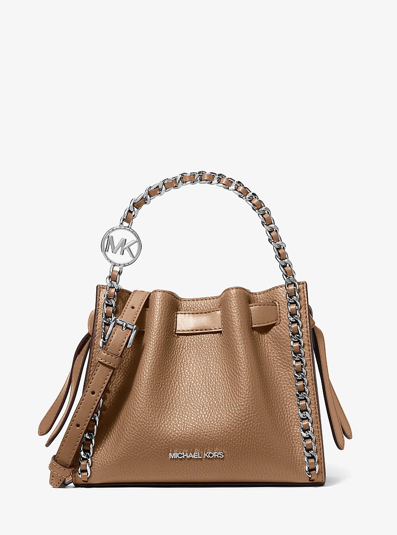 Mina Small Chain Convertible Crossbody Bag in DRIFTWOOD | Michael Kors