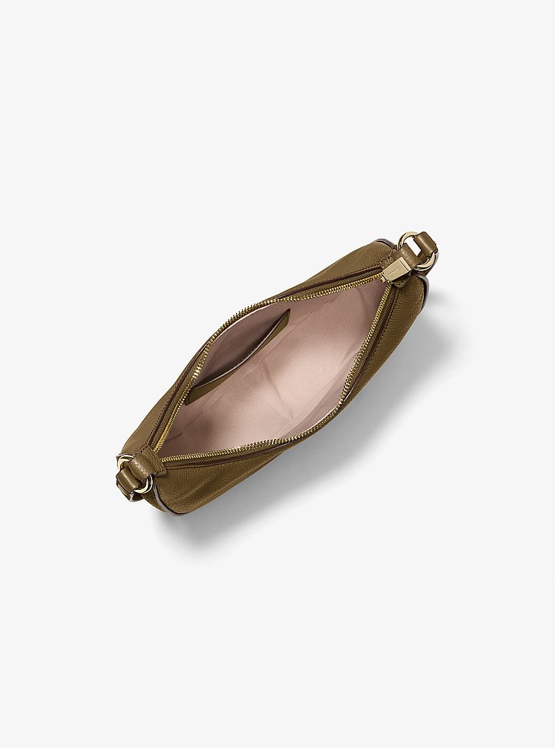 Pochette transformable Nolita peque&ntilde;o de piel granulada in LODEN | Michael Kors