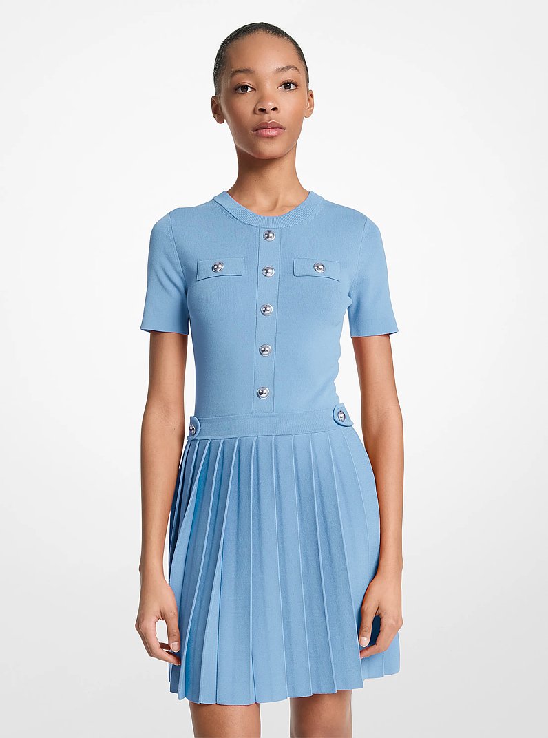 princess polly baby blue dress Buy Esprit Women Pleated Mini Dress, Royal Blue Online main image 0