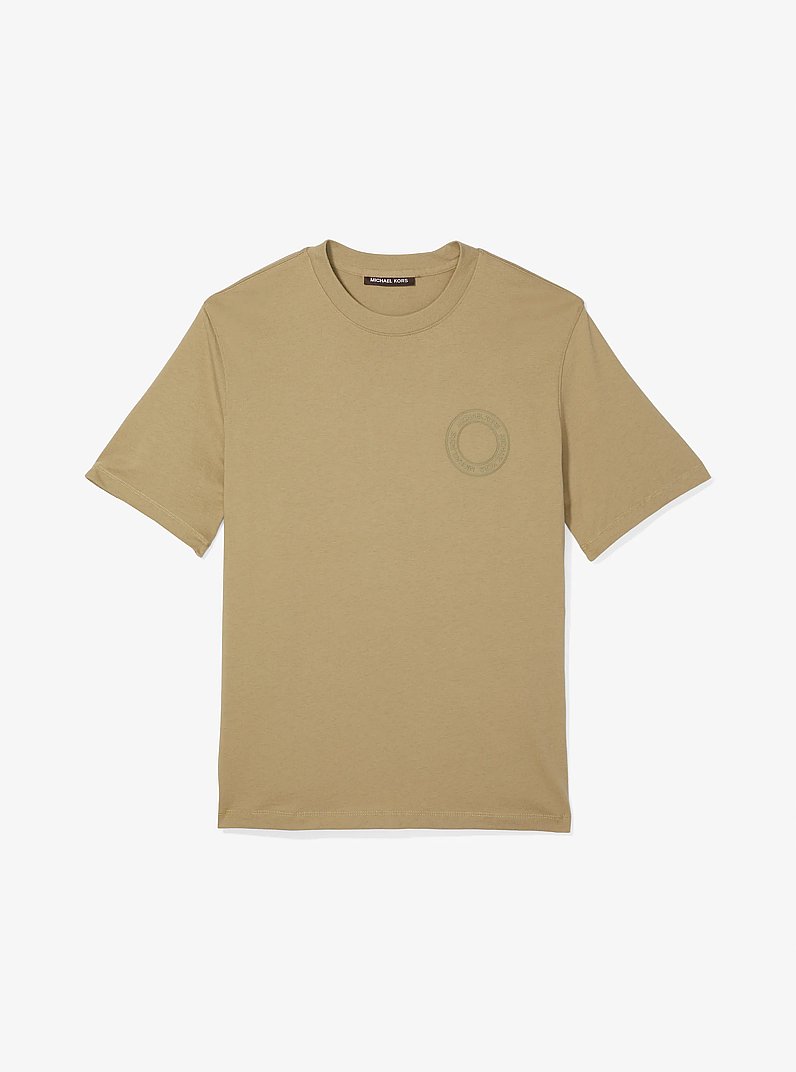 Logo Cotton T-Shirt in SAGE OLIVE | Michael Kors