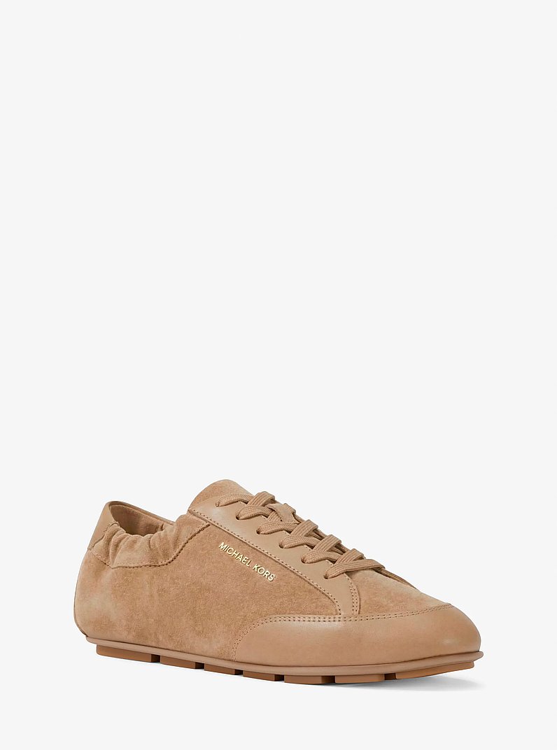 Espadrille Susie en su&egrave;de et en cuir in POIL DE CHAMEAU | Michael Kors
