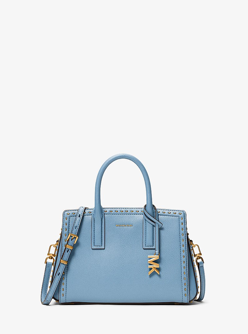 Petit sac Laila en cuir clout&eacute; in CHAMBRAY | Michael Kors