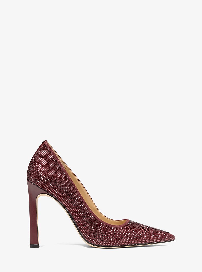 Amara Embellished Pump in OXBLOOD | Michael Kors