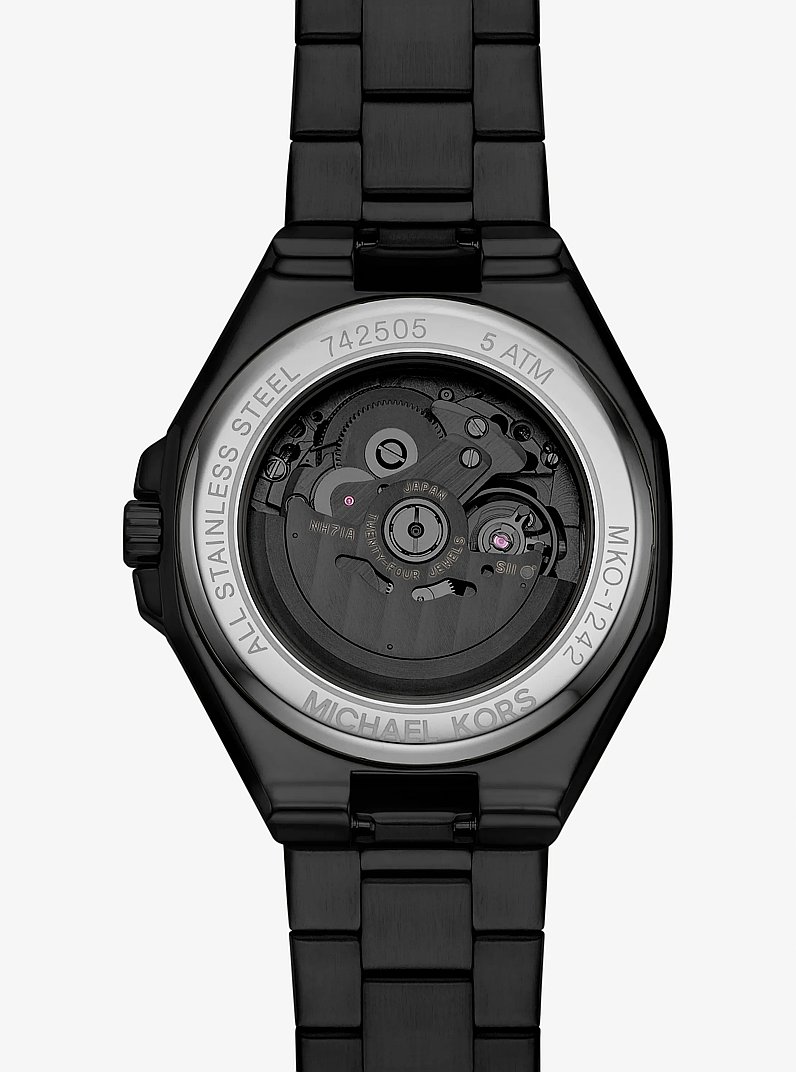 Montre surdimensionn&eacute;e Callum de ton noir in NOIR | Michael Kors