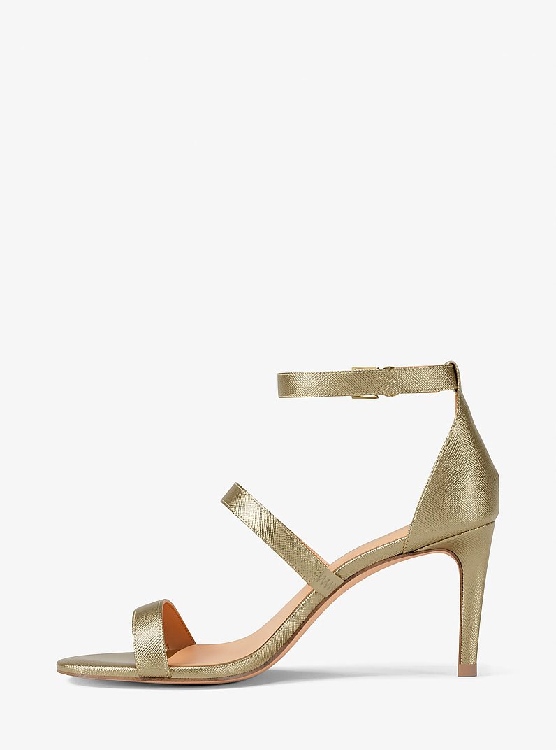 Sandalo Koda metallizzato in ORO PALLIDO | Michael Kors