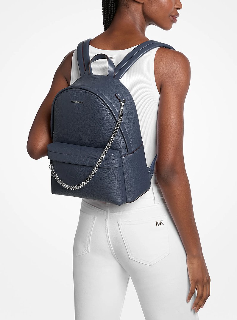 Slater Medium Backpack in NAVY | Michael Kors