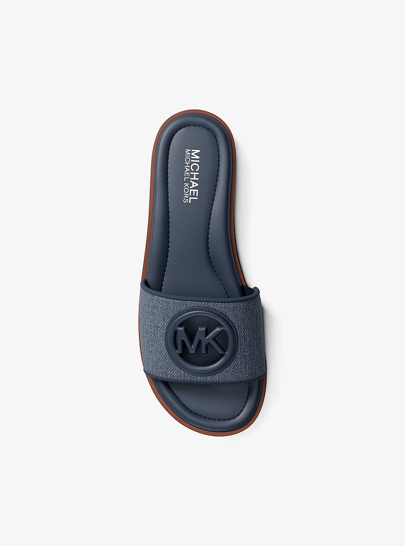 Sandale &agrave; enfiler Carissa en denim in BLEU R&Eacute;TRO FONC&Eacute; LAV&Eacute; | Michael Kors