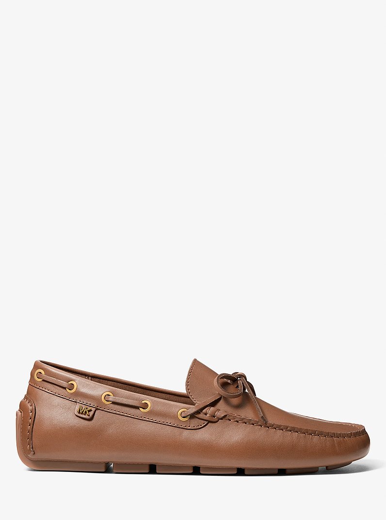 Mocassin Sayer en cuir in LUGGAGE | Michael Kors