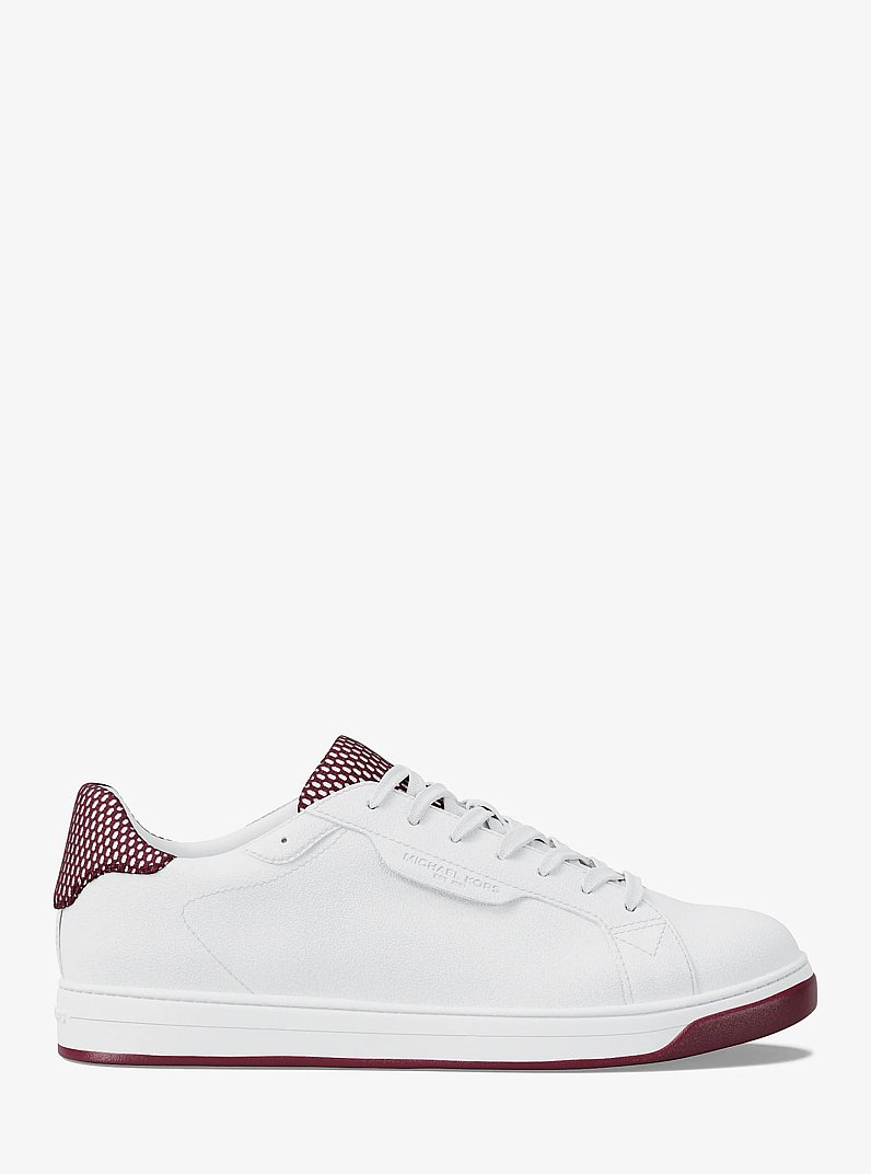 Keating Leather Sneaker in MULBERRY | Michael Kors