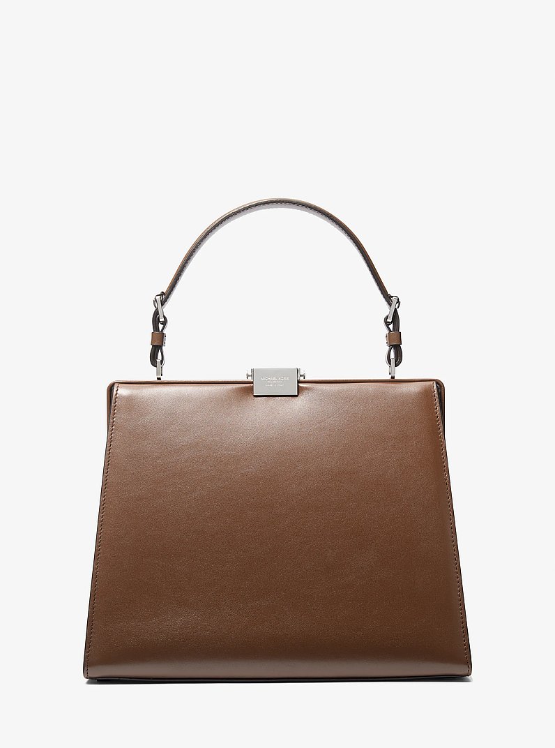 Sac Simone en cuir in CACAO | Michael Kors