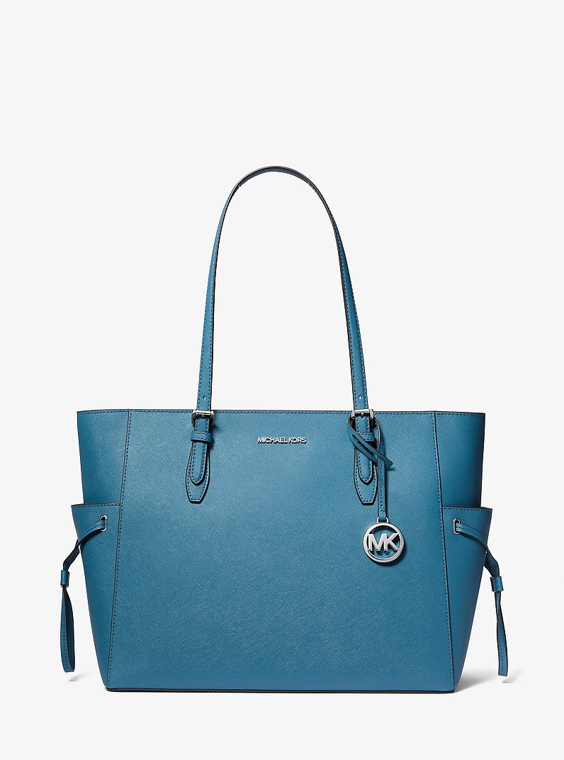 Gilly Large Saffiano Leather Tote Bag