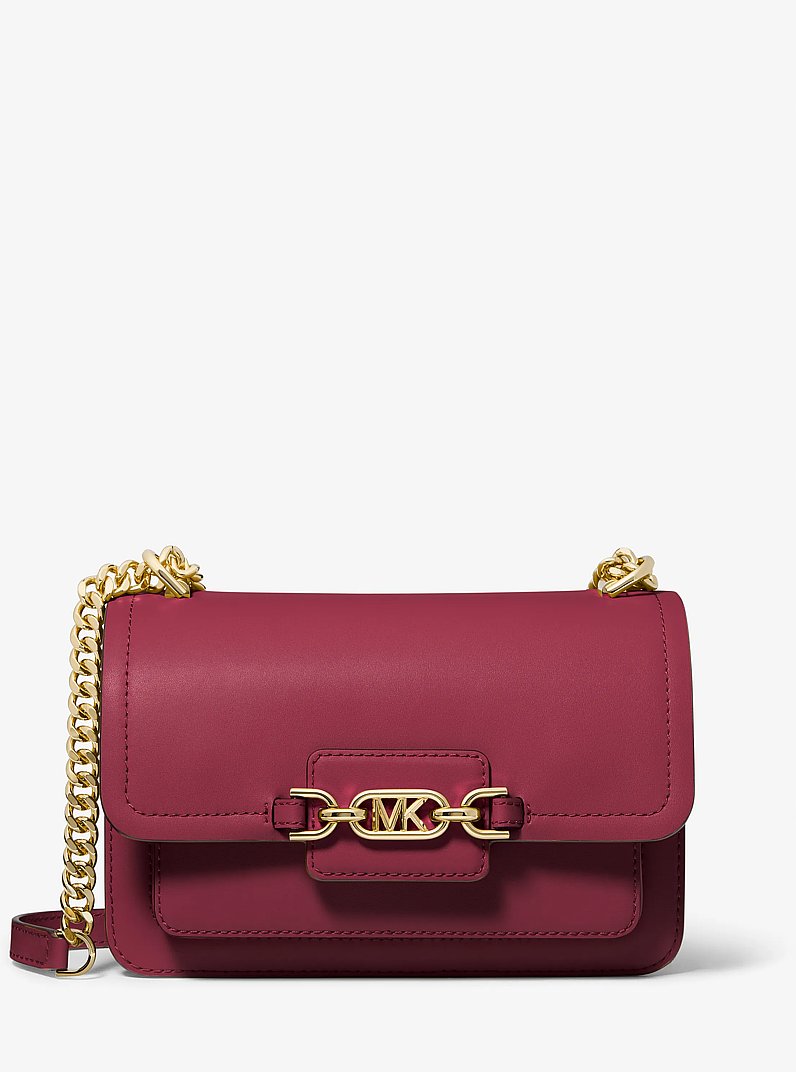 Borsa a spalla Heather grande in pelle in GELSO | Michael Kors