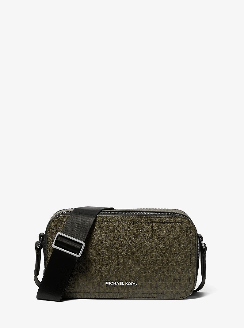 Bandolera Hudson con logotipo exclusivo in OLIVA | Michael Kors