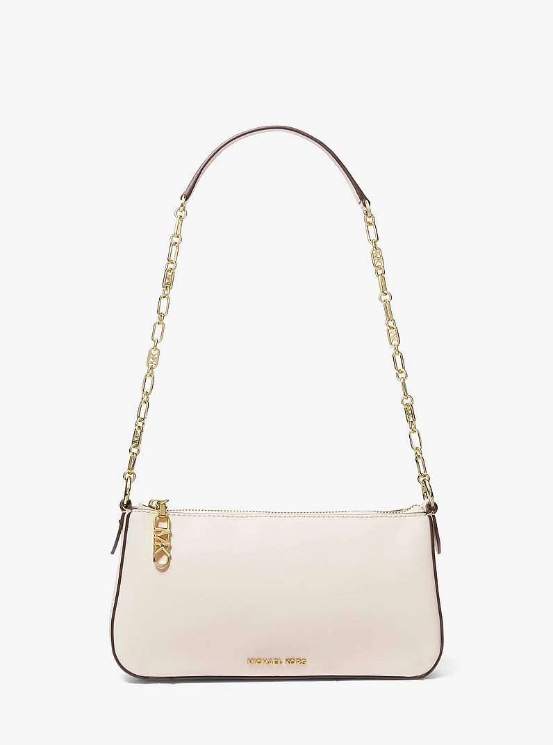 Empire Medium Leather Chain-Link Pochette