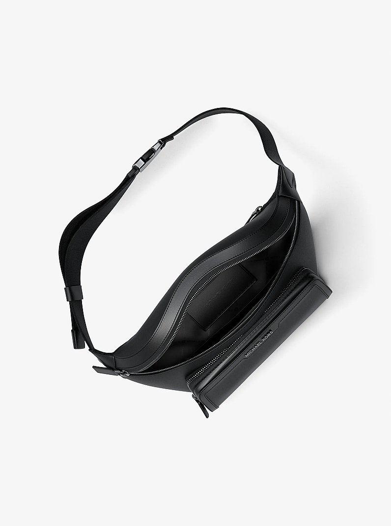 Lautner Nylon Utility Sling Pack in BLACK | Michael Kors