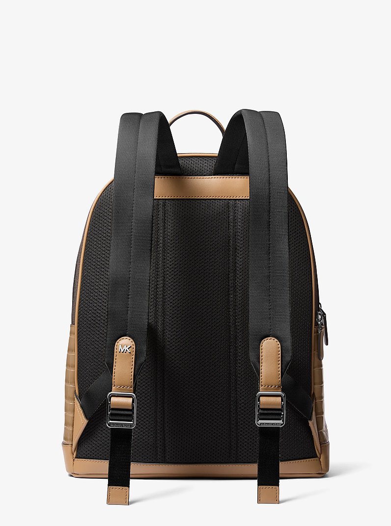 Mochila Hudson funcional de piel con motivo de cocodrilo en relieve in C&Aacute;SCARA | Michael Kors