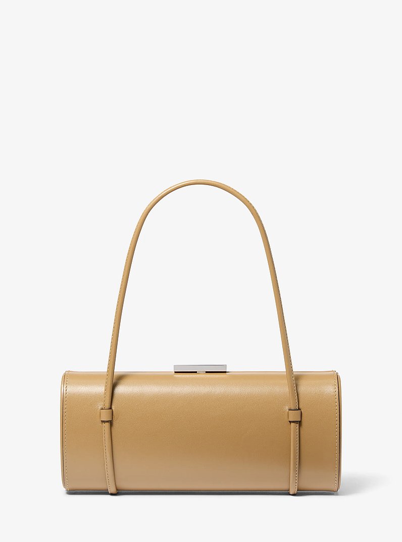 Sac cylindrique Natalie en cuir