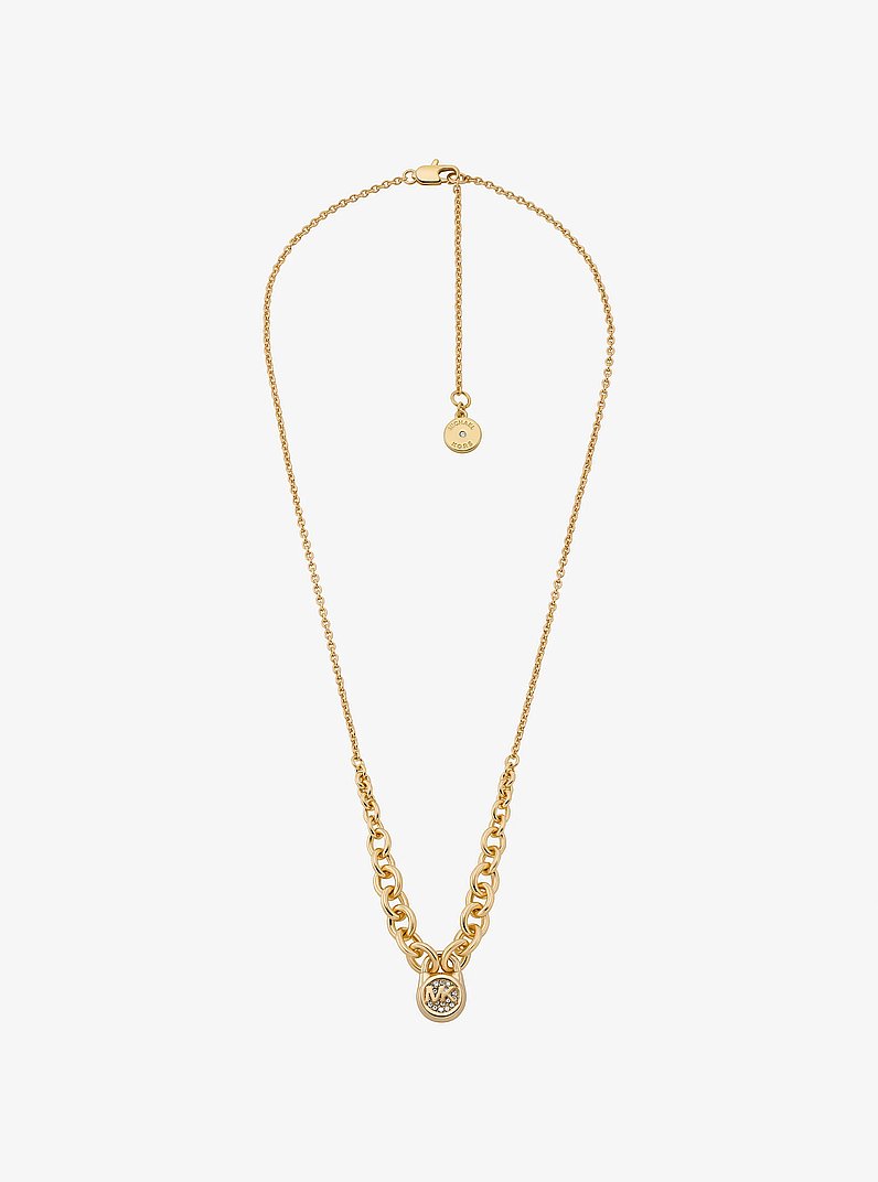 Collier &agrave; cadenas &agrave; pav&eacute; in OR | Michael Kors