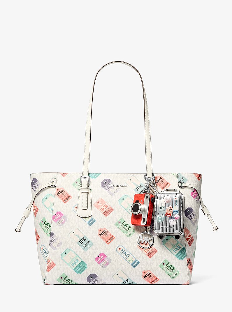 Suitcase Bag Charm in SILVER | Michael Kors