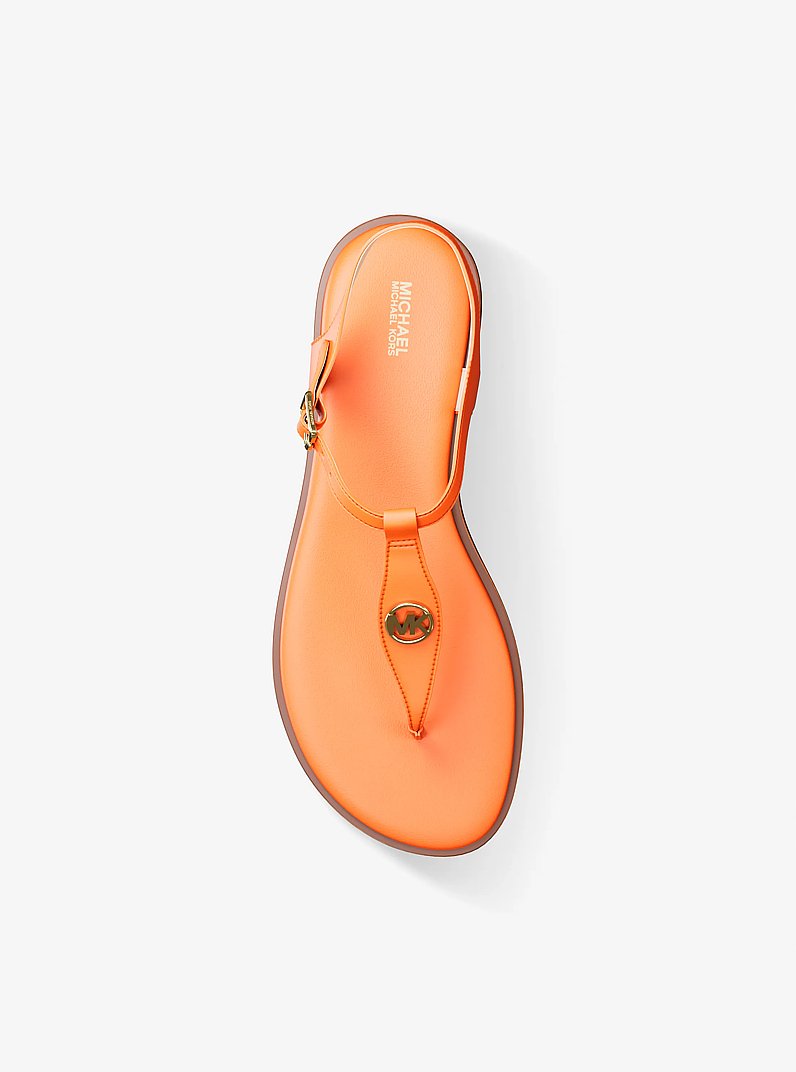 Mallory T-Strap Sandal in RED CLAY | Michael Kors