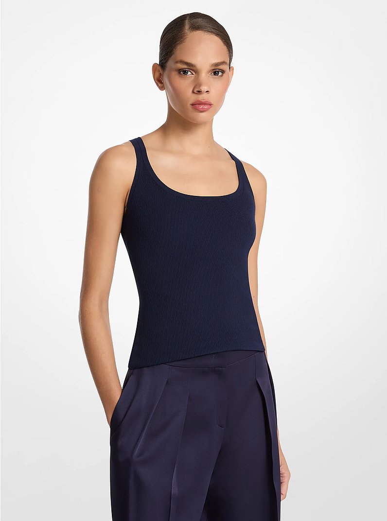 Camisole en viscose extensible c&ocirc;tel&eacute;e