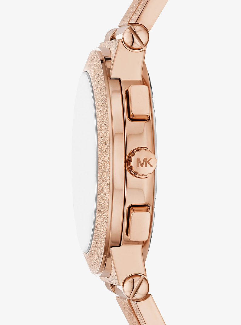 Oversized Billie Frosted Rose Gold-Tone Watch in ROSE GOLD | Michael Kors