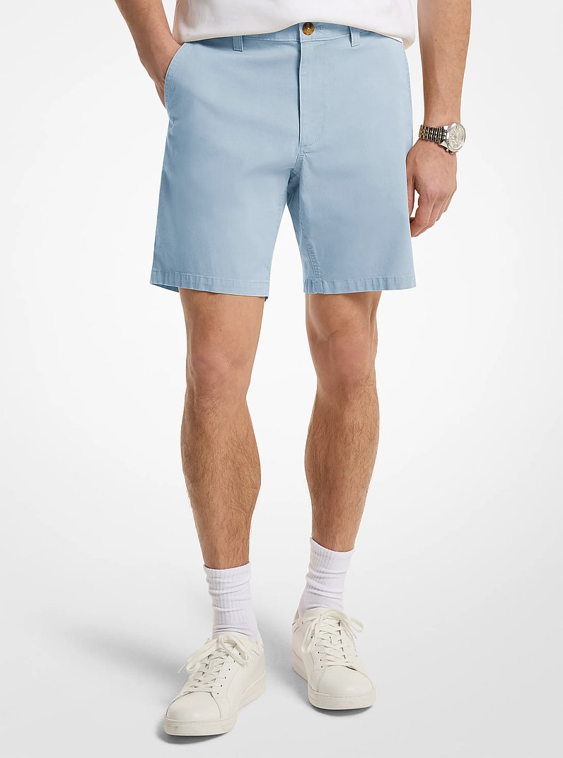 Shorts aus Stretch-Baumwolle in CHAMBRAY | Michael Kors