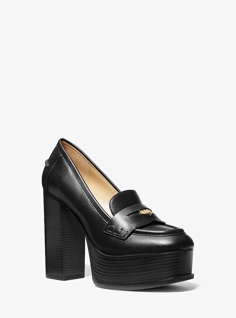 Loafer Eden in pelle con plateau