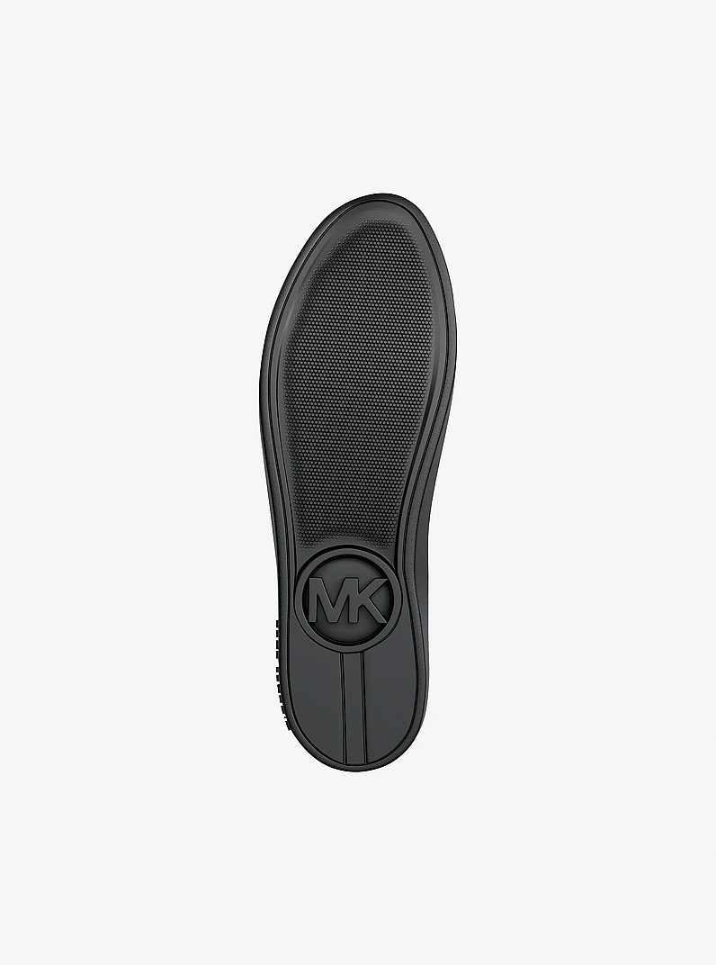 Scotty Logo Jacquard Sneaker in BLACK | Michael Kors
