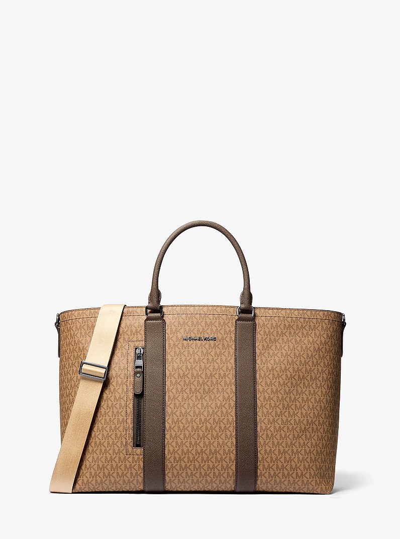 Hudson Signature Logo Tote Bag in BOGUE | Michael Kors