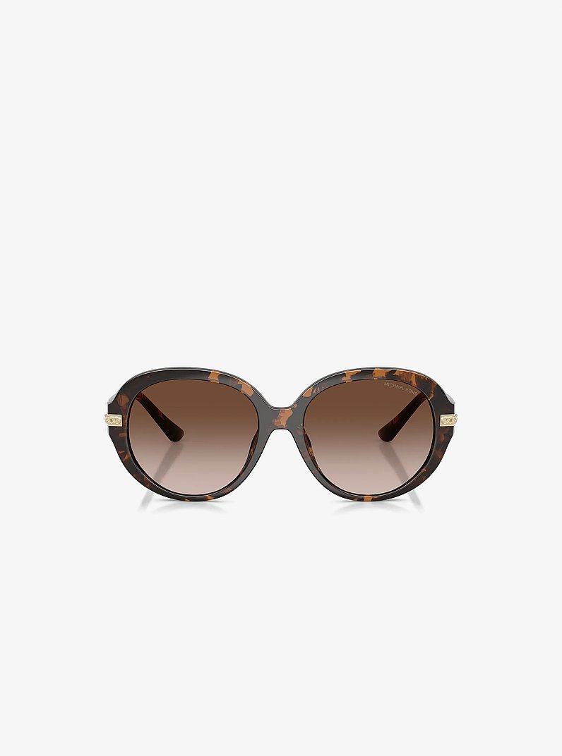 Lunettes de soleil Aquinnah in &Eacute;CAILLE DE TORTUE FONC&Eacute;E | Michael Kors