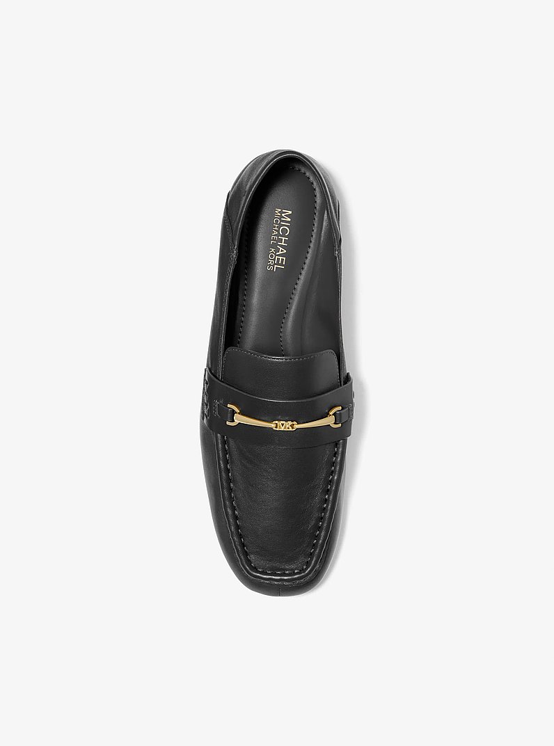 Mocassin Lena en cuir in NOIR | Michael Kors