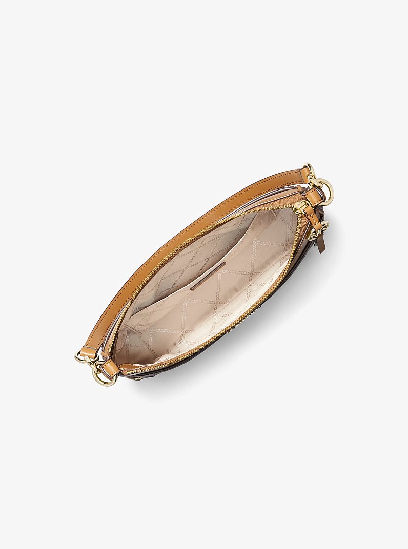 Jet Set Medium Logo Shoulder Bag in BRN/ACORN | Michael Kors