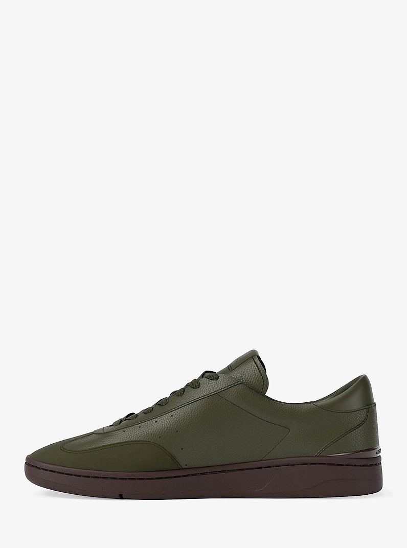 Wilton Leather Sneaker in IVY | Michael Kors