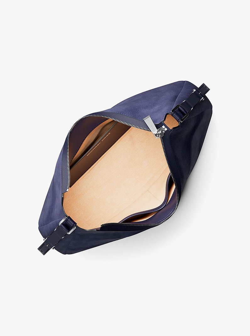 Borsa a spalla Nolita media in nabuk in ABITO BLUES | Michael Kors