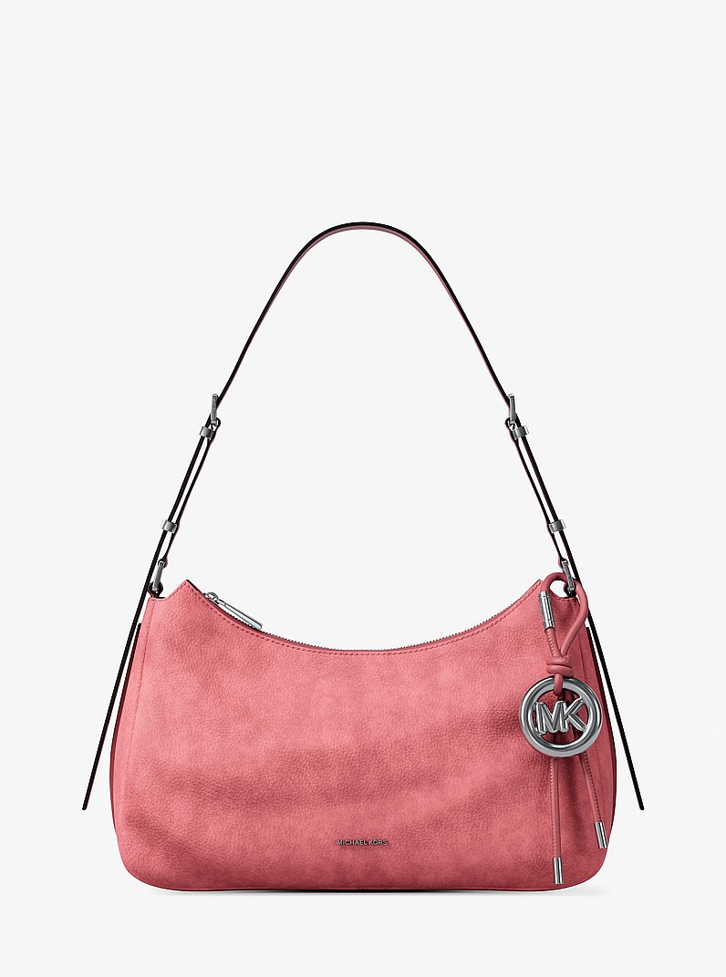 Nolita Medium Nubuck Shoulder Bag in ROSEWOOD | Michael Kors