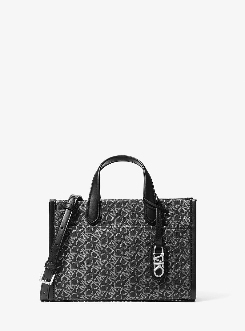 Petite besace Gigi m&eacute;tallis&eacute;e avec logo Signature Empire