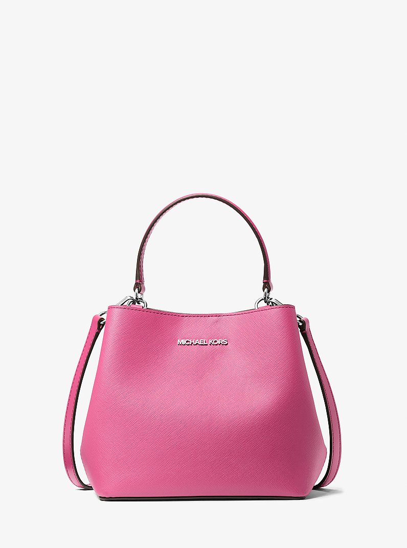 Pratt Small Convertible Shoulder Bag in DRAGONFRUIT | Michael Kors