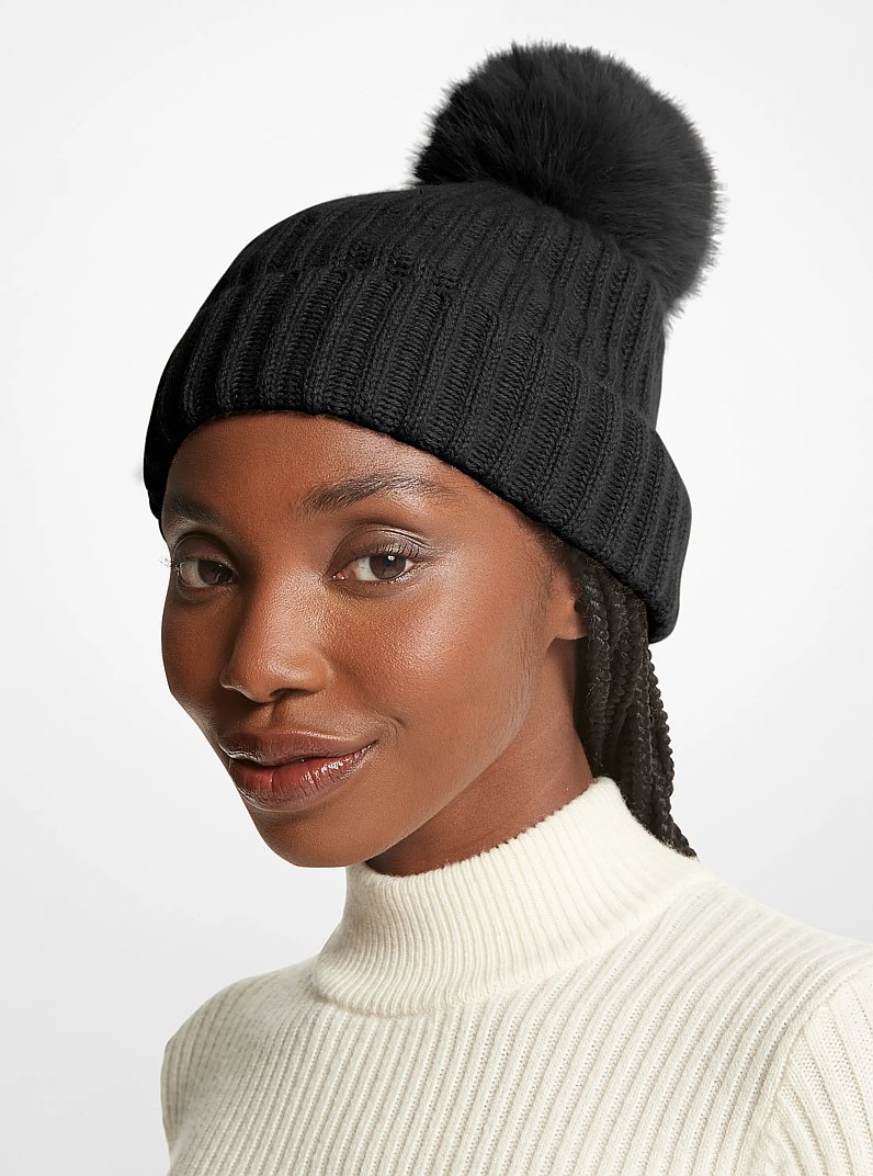 帽子 FILTH CASHMERE BIG BEANIE / CORE BLK Badass Cotton Cashmere Beanie | Black - BIG LOViE