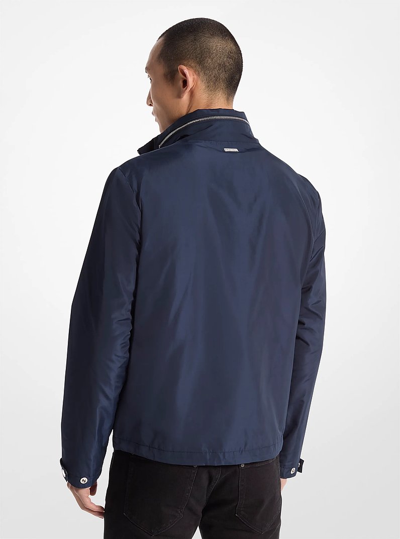 Woven Windbreaker Jacket in MIDNIGHT | Michael Kors