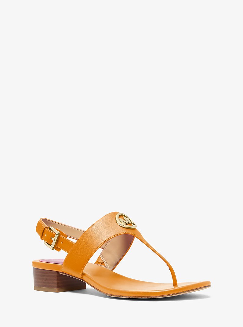 Sandale Hannah &agrave; bride en T in ORANGE POP | Michael Kors
