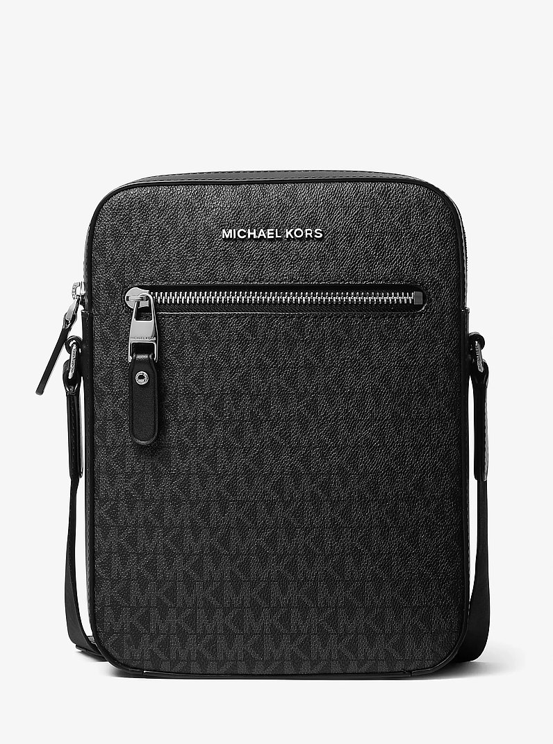 Bolsa de hombro Henry con logotipo in NEGRO | Michael Kors