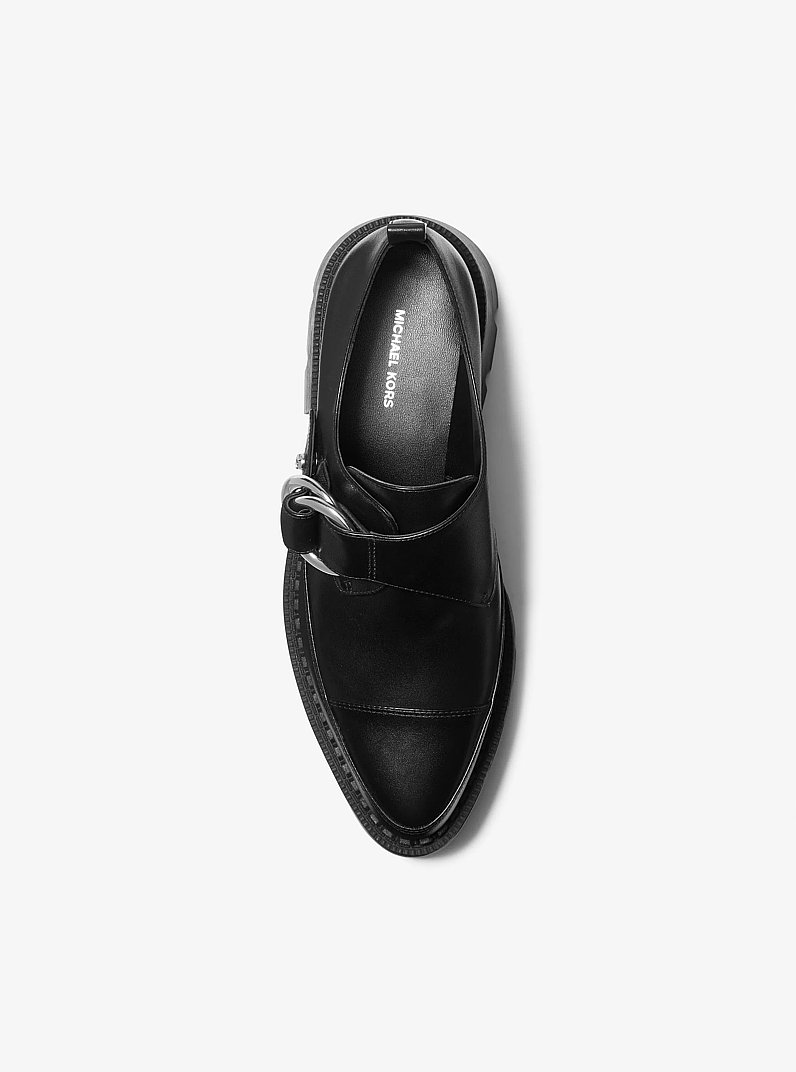 Fl&acirc;neur &agrave; plateforme Jaden en cuir