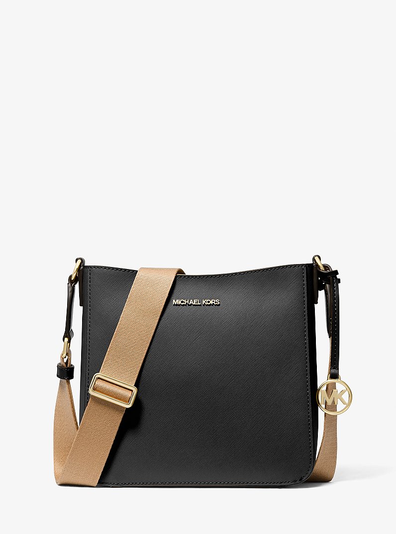 Jet Set Travel Small Messenger Bag in BLACK | Michael Kors