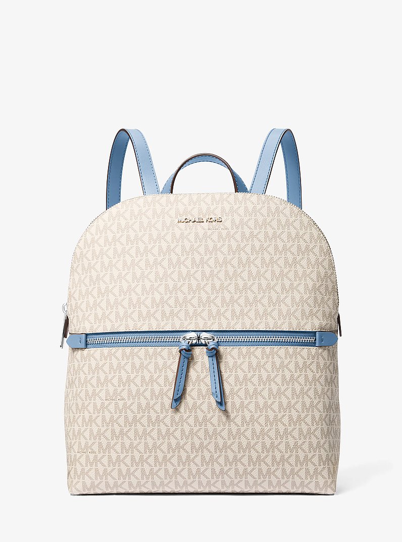 Dallas Medium Signature Logo Backpack in BLACK - Sale | Michael