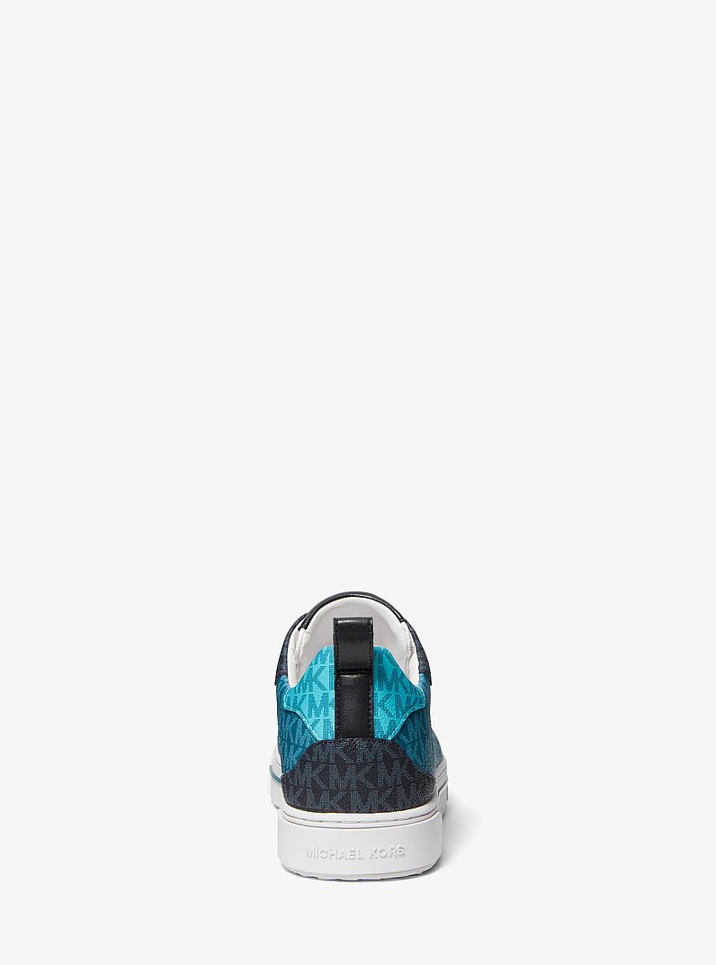 Espadrille Baxter &agrave; blocs de couleurs et &agrave; logo in BLEU MULTI | Michael Kors