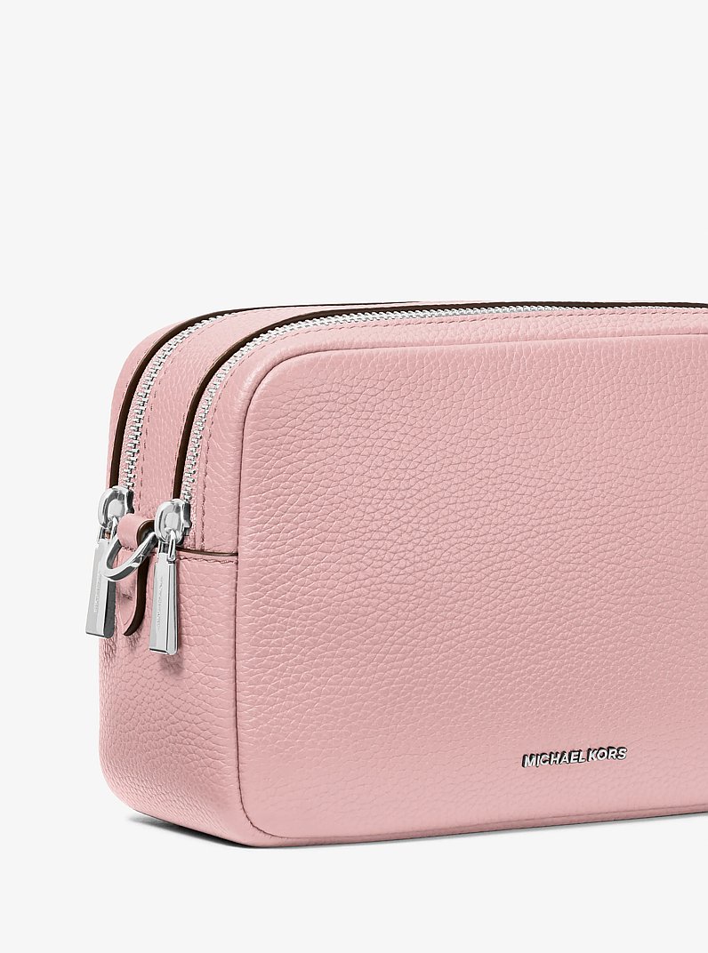 Bryant Medium Pebbled Leather Camera Crossbody Bag in SMOKEY ROSE | Michael Kors