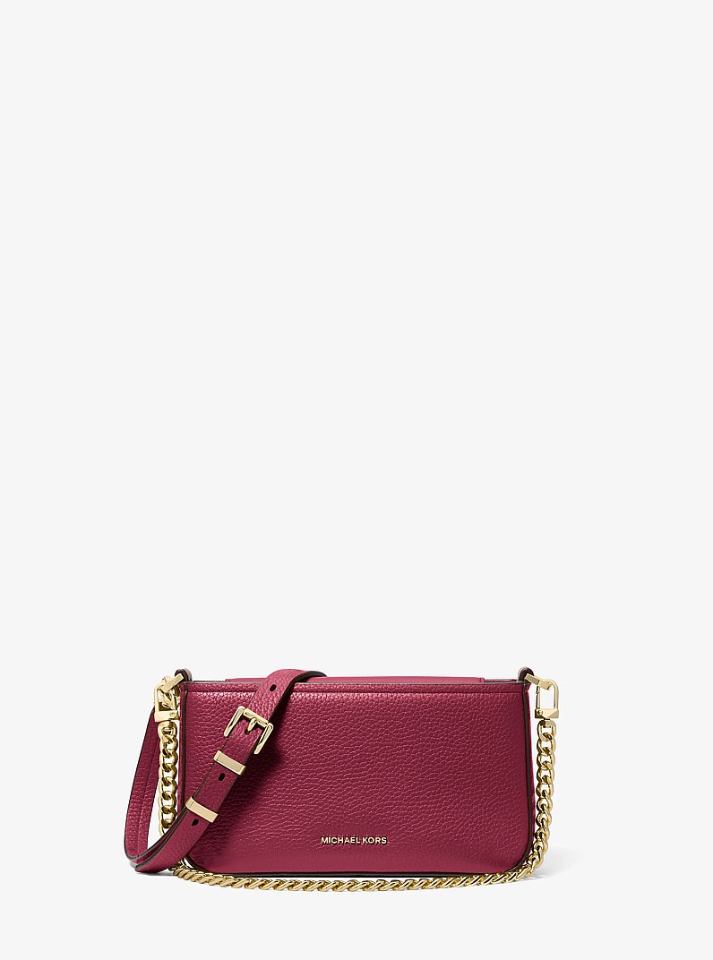 Bryant Small Pebbled Leather Convertible Pochette in MULBERRY | Michael Kors