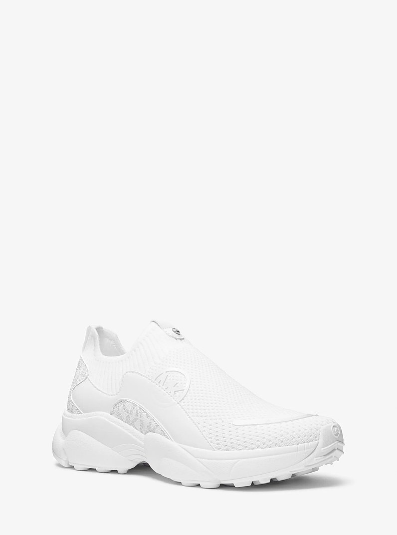 Sami Stretch Knit Trainer in BRIGHT WHT | Michael Kors